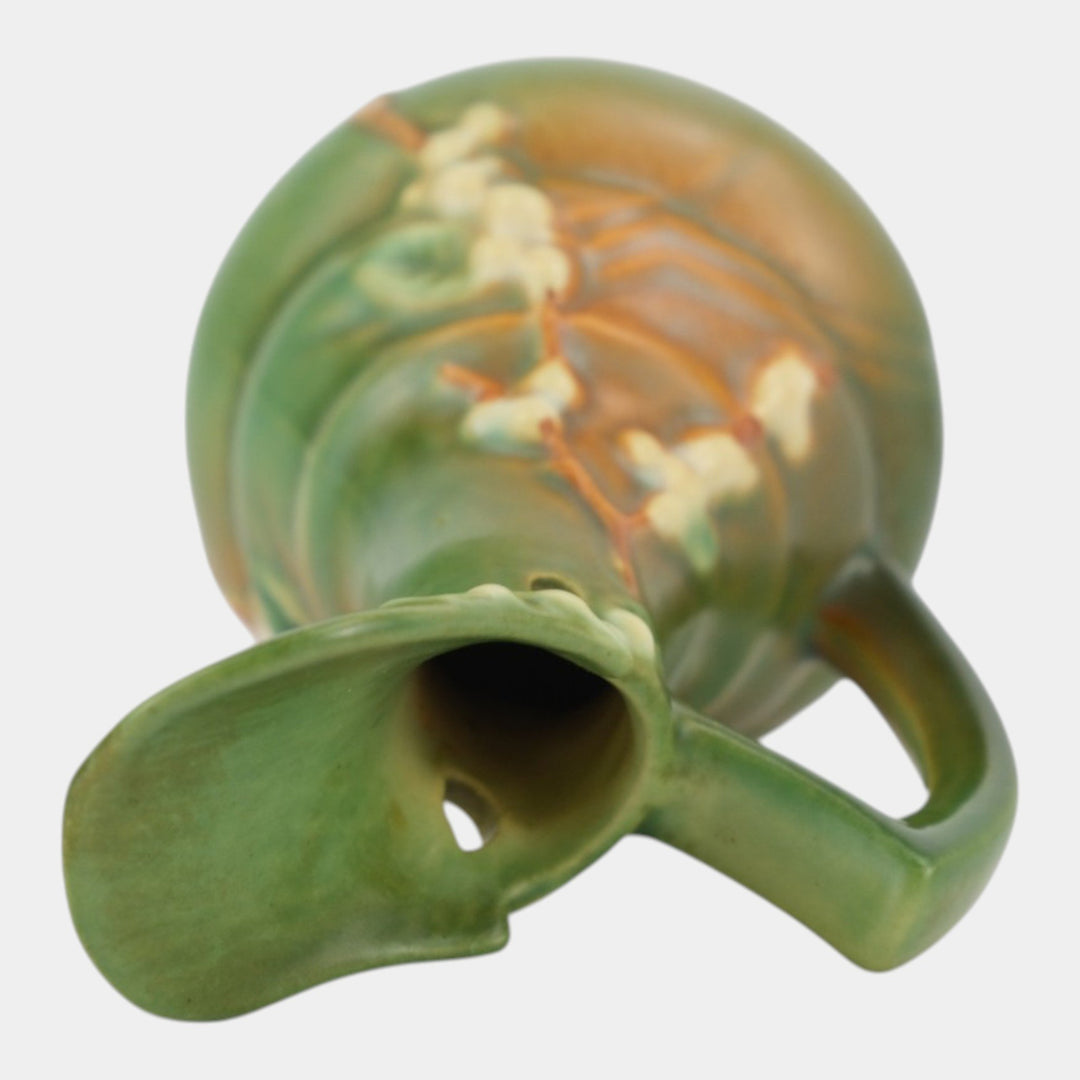Roseville Snowberry Green 1947 Mid Century Modern Pottery Ceramic Ewer 1Tk-6