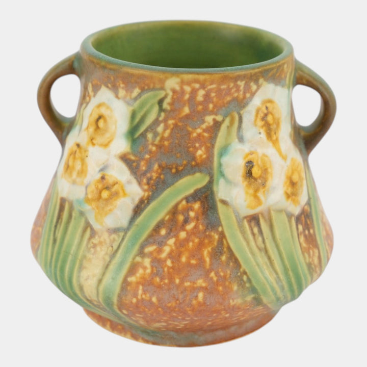 Roseville Jonquil 1931 Vintage Arts And Crafts Ceramic Vase 539-4