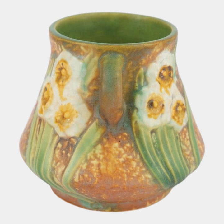 Roseville Jonquil 1931 Vintage Arts And Crafts Ceramic Vase 539-4