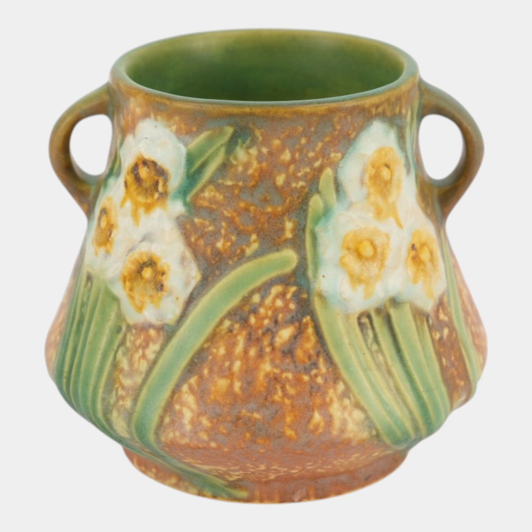 Roseville Jonquil 1931 Vintage Arts And Crafts Ceramic Vase 539-4