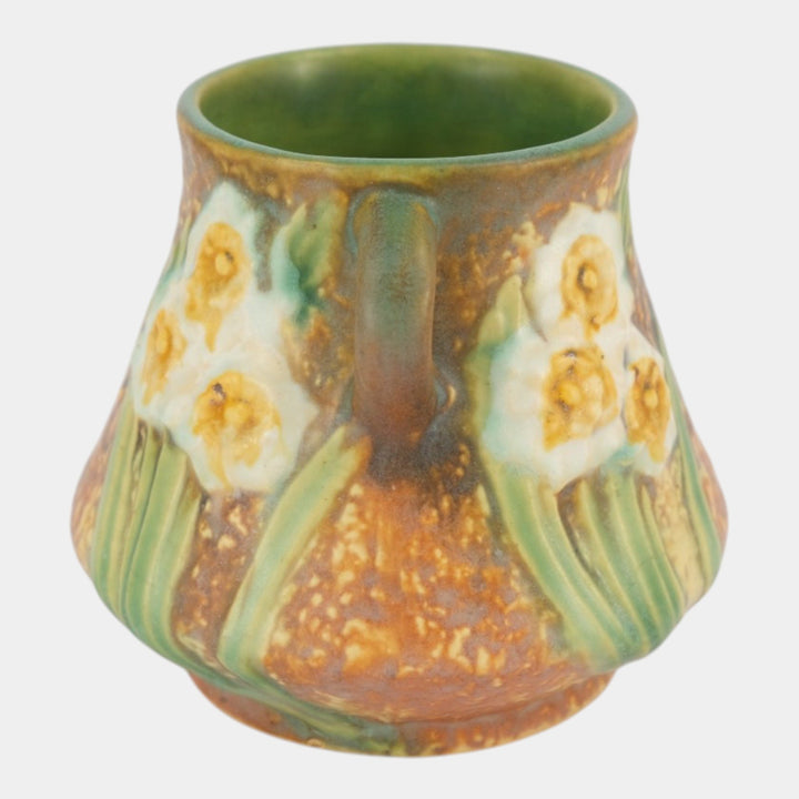 Roseville Jonquil 1931 Vintage Arts And Crafts Ceramic Vase 539-4