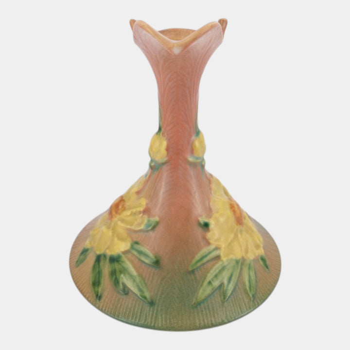 Roseville Peony Pink 1942 Vintage Art Pottery Ceramic Ewer 8-10