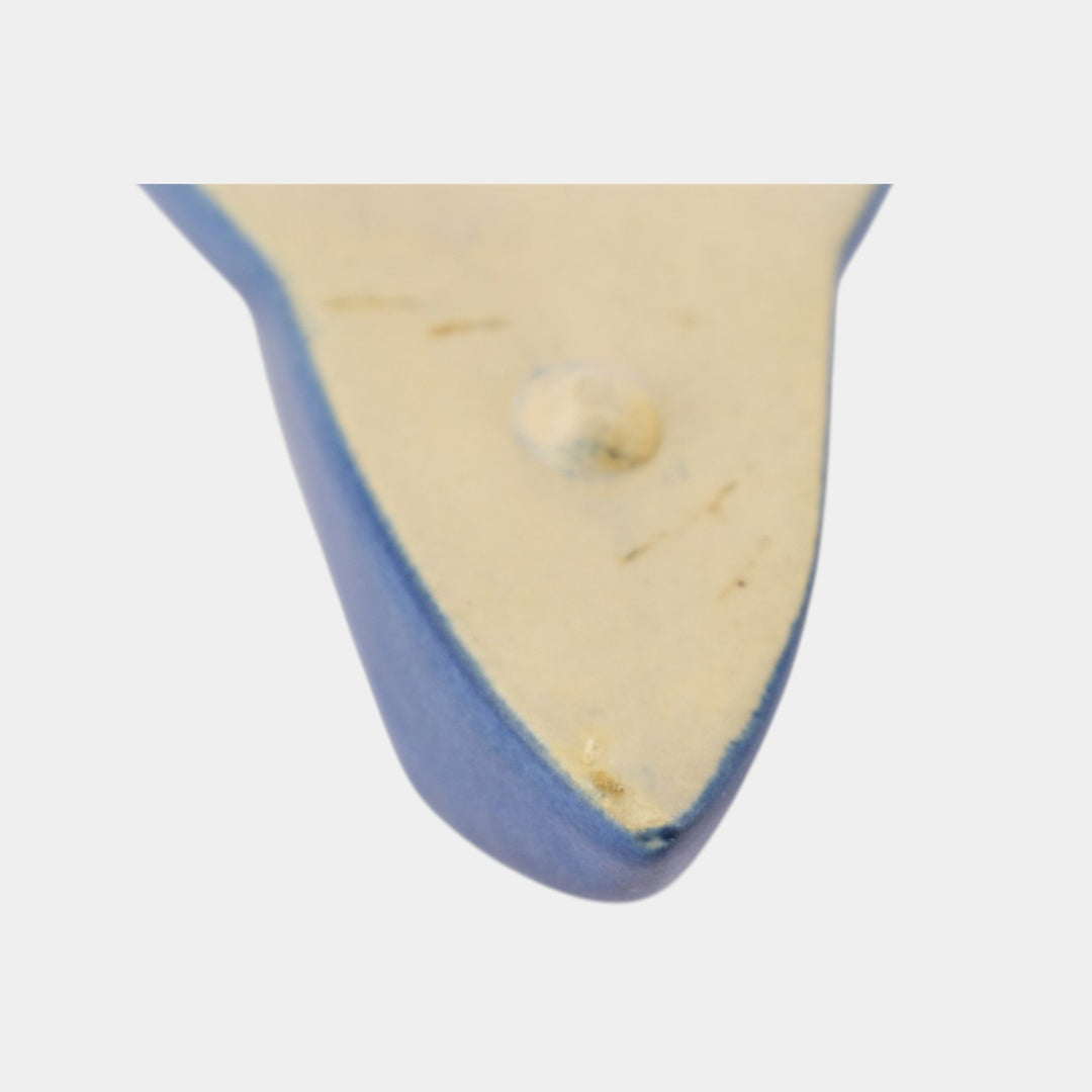 Roseville Foxglove Blue 1942 Vintage Art Pottery Ceramic Wall Pocket 1292-8