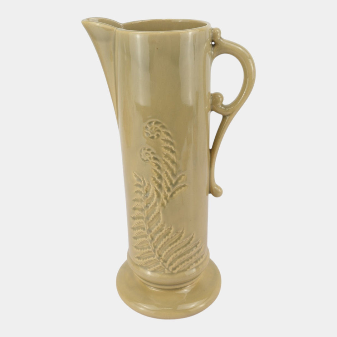 Roseville Mayfair Beige 1952 Mid Century Modern Pottery Ceramic Tankard 1107-12