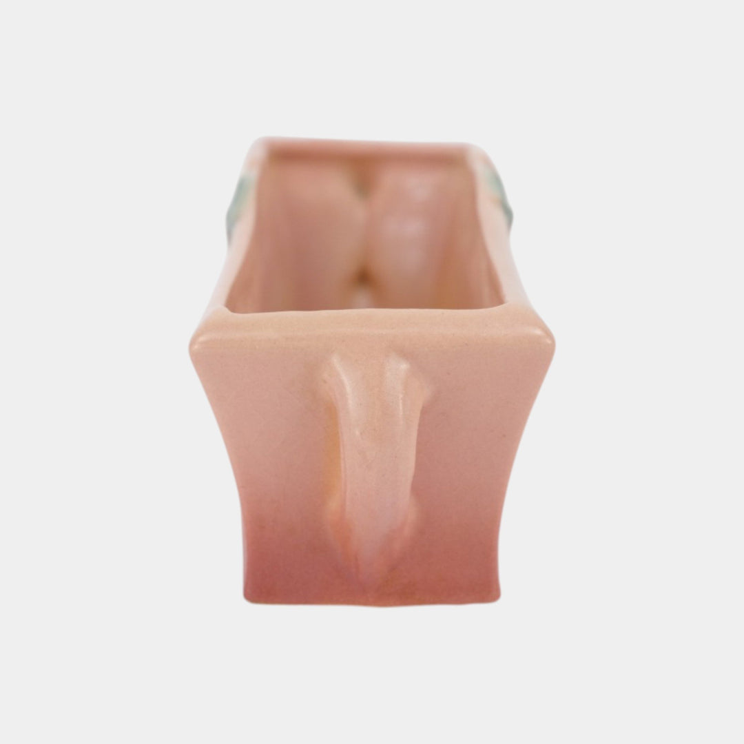 Roseville Mock Orange Pink 1950 Mid Century Modern Window Box Planter 968-8