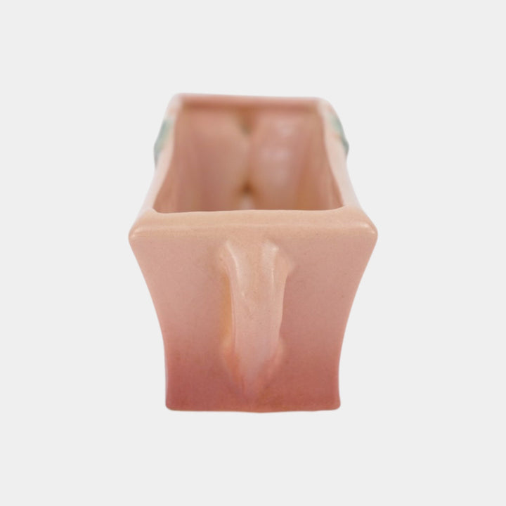 Roseville Mock Orange Pink 1950 Mid Century Modern Window Box Planter 968-8