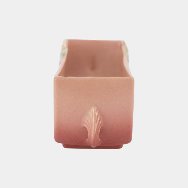 Roseville Mock Orange Pink 1950 Mid Century Modern Pottery Ceramic Planter 953-6