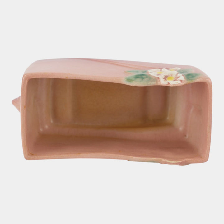 Roseville Mock Orange Pink 1950 Mid Century Modern Pottery Ceramic Planter 953-6