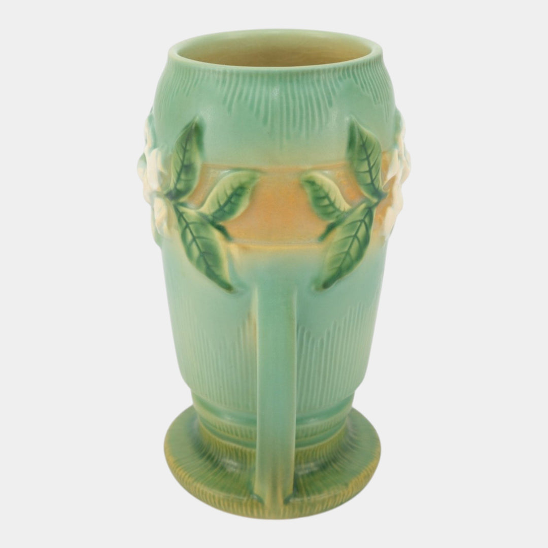 Roseville Gardenia Green 1950 Mid Century Modern Pottery Flower Vase 683-8