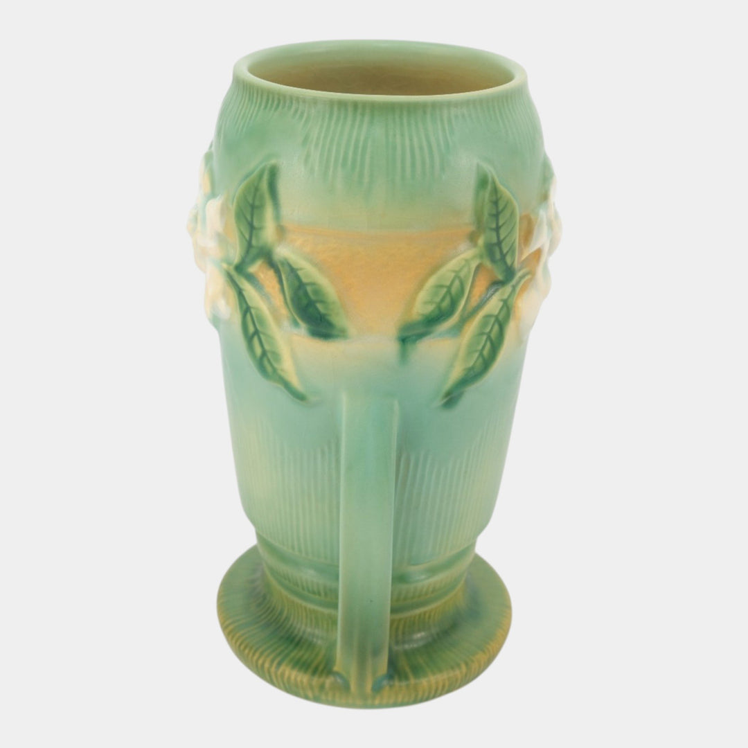 Roseville Gardenia Green 1950 Mid Century Modern Pottery Flower Vase 683-8