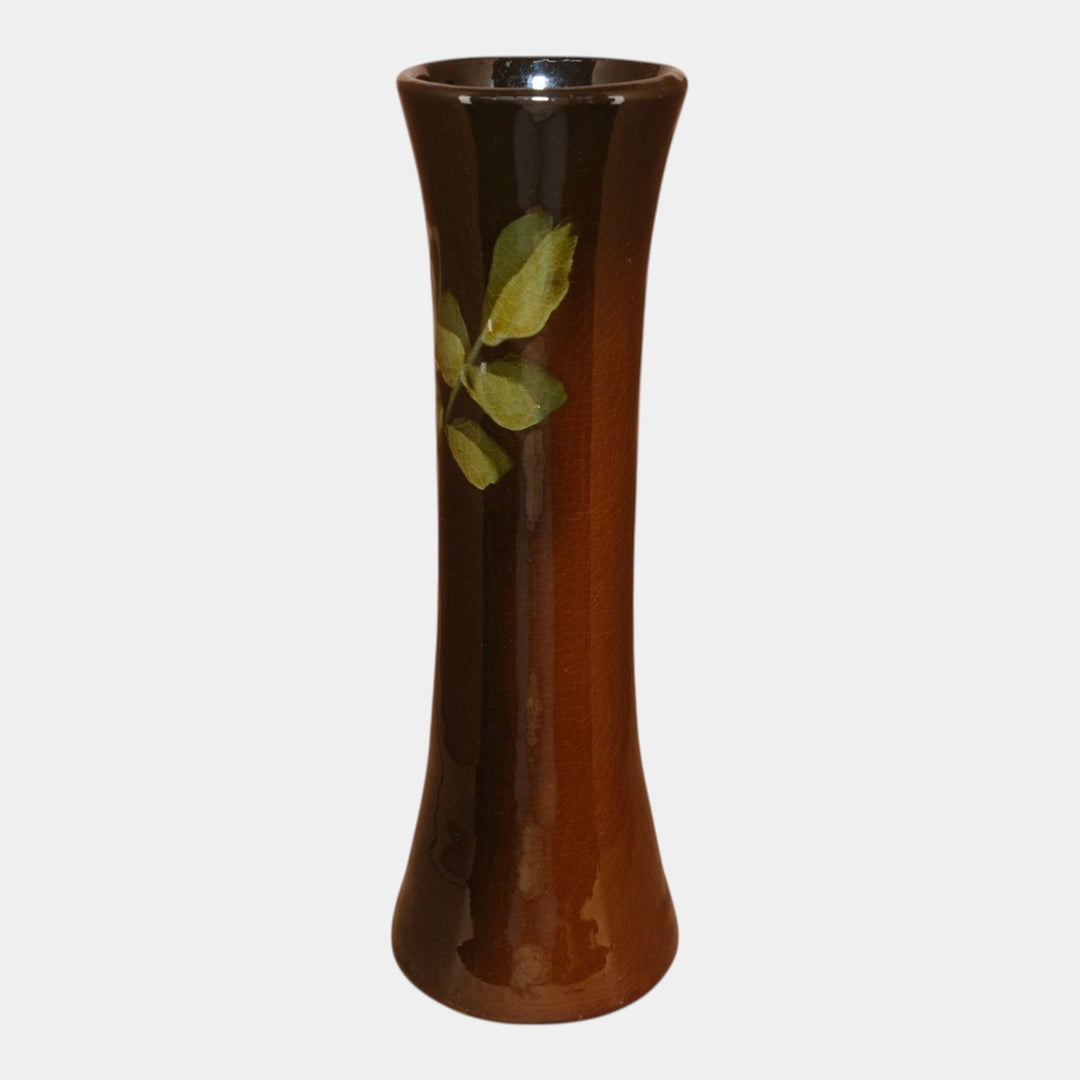 Roseville Rozane 1900s Vintage Art Pottery Standard Glaze Floral Vase 861-10