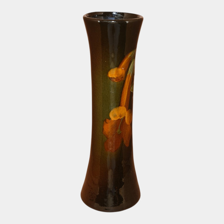 Roseville Rozane 1900s Vintage Art Pottery Standard Glaze Floral Vase 861-10