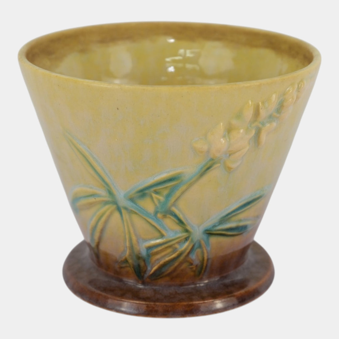 Roseville Wincraft Green 1948 Mid Century Art Pottery Flower Pot Planter 256-5