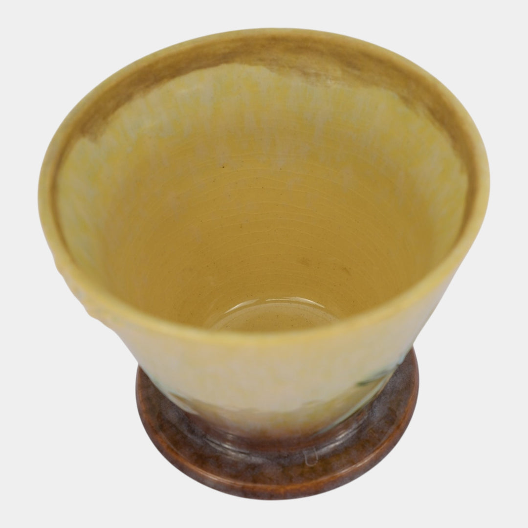 Roseville Wincraft Green 1948 Mid Century Art Pottery Flower Pot Planter 256-5