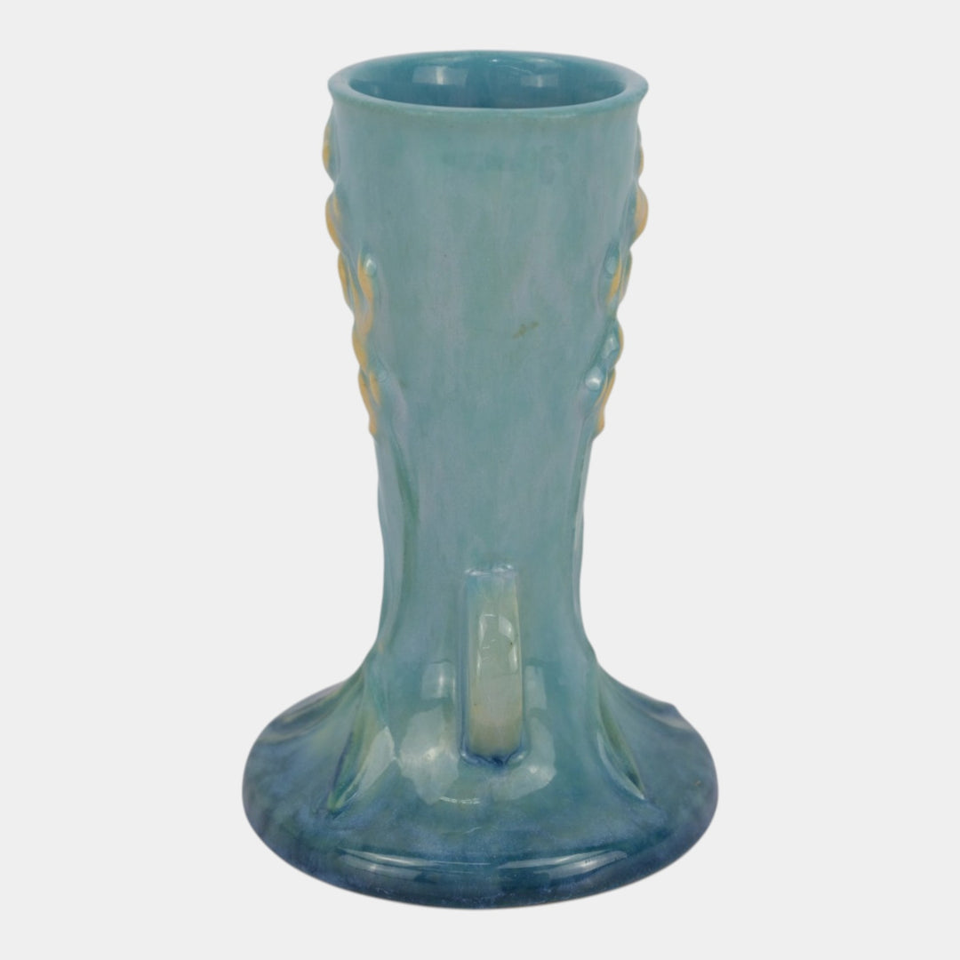 Roseville Wincraft Blue 1948 Mid Century Modern Art Pottery Ceramic Vase 281-6