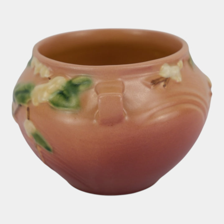 Roseville Snowberry Pink 1947 Vintage Pottery Ceramic Jardiniere Planter 1J-4