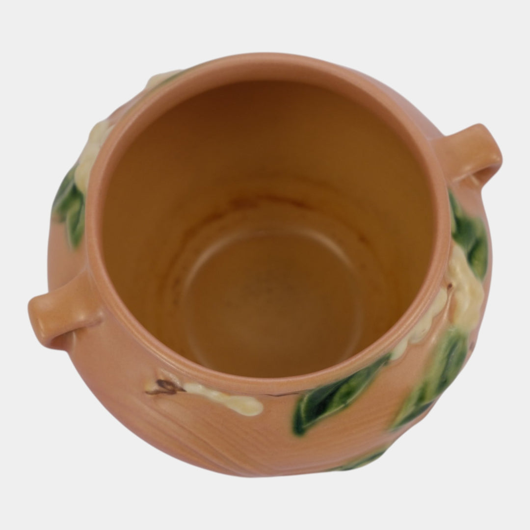 Roseville Snowberry Pink 1947 Vintage Pottery Ceramic Jardiniere Planter 1J-4