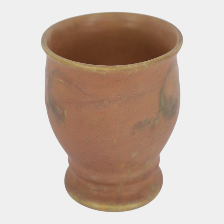 Roseville Cremona Pink 1928 Vintage Art Deco Pottery Ceramic Planter Vase 353-5