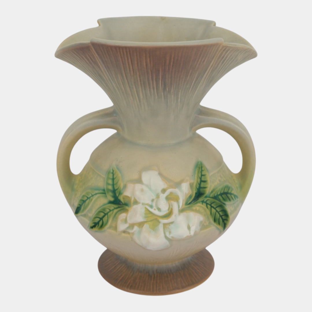 Roseville Gardenia Gray 1950 Mid Century Modern Ceramic Vase 684-8