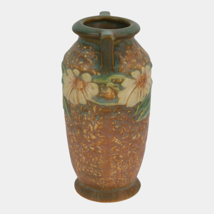 Roseville Dahlrose 1928 Vintage Arts And Crafts Pottery Ceramic Vase 363-6