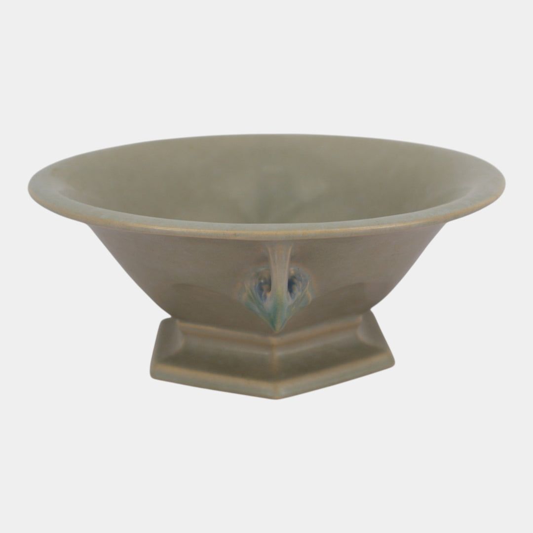 Roseville Tuscany Gray 1927 Vintage Art Deco Pottery Ceramic Bowl 172-9