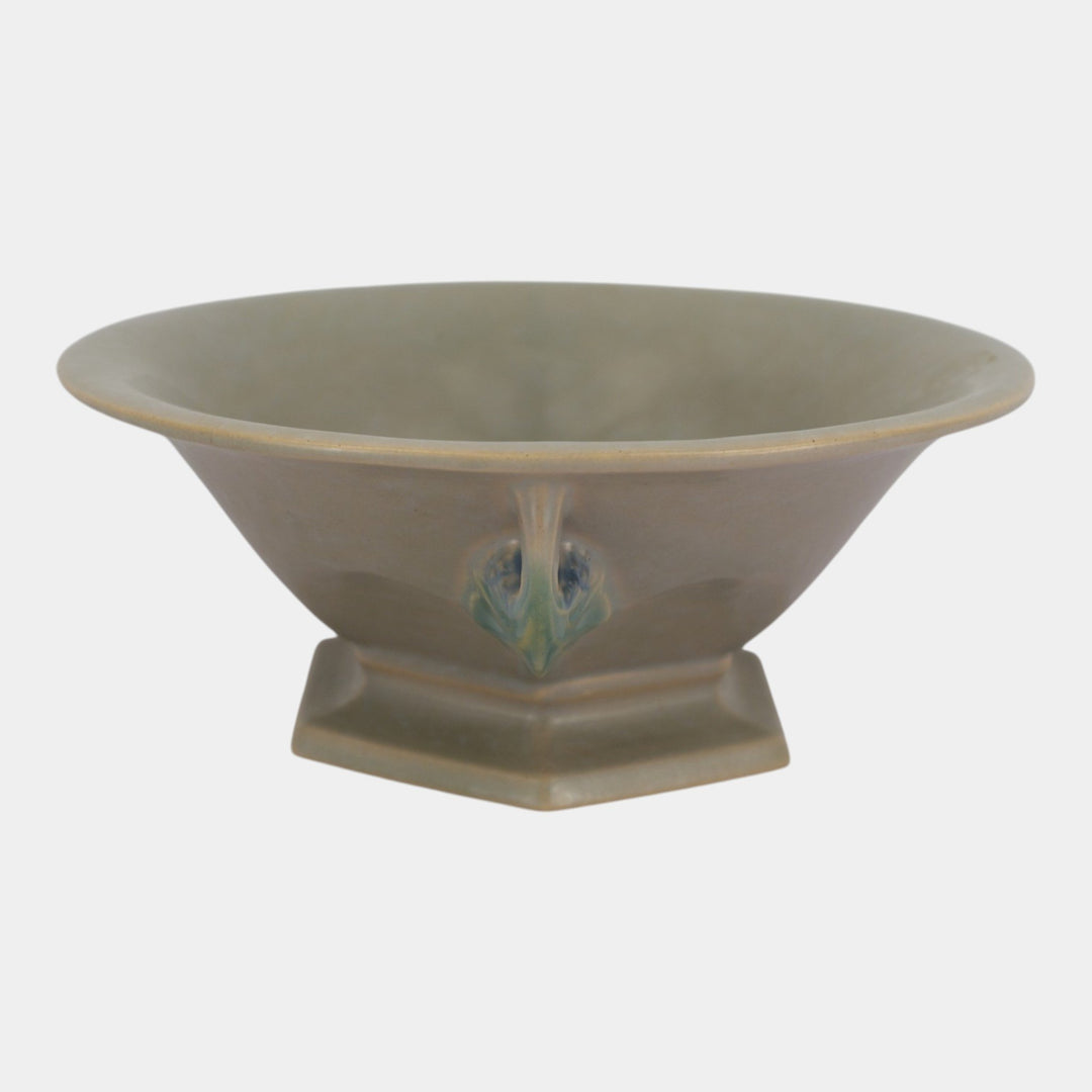 Roseville Tuscany Gray 1927 Vintage Art Deco Pottery Ceramic Bowl 172-9