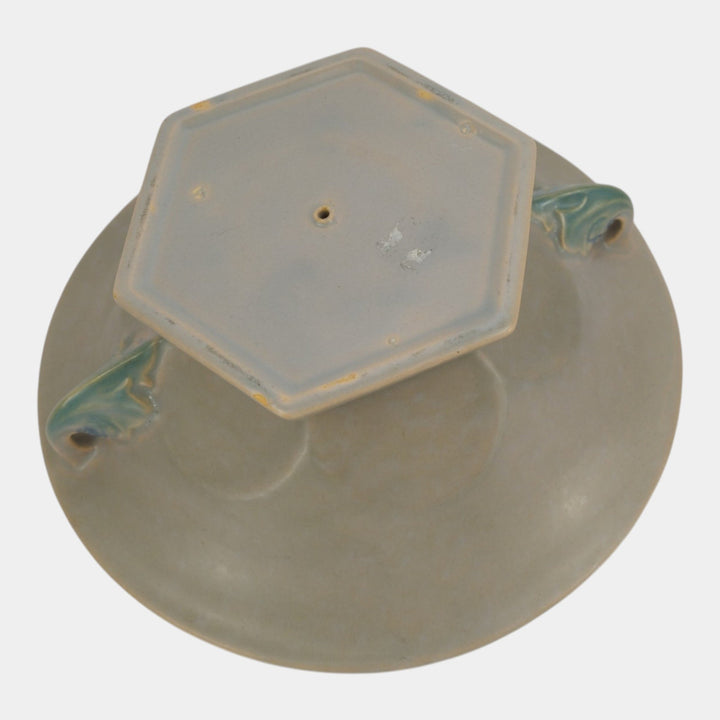 Roseville Tuscany Gray 1927 Vintage Art Deco Pottery Ceramic Bowl 172-9
