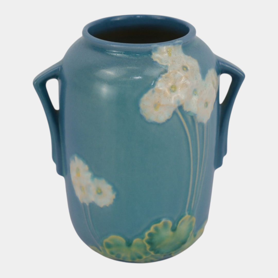 Roseville Primrose Blue 1936 Vintage Art Deco Pottery Ceramic Vase 761-6