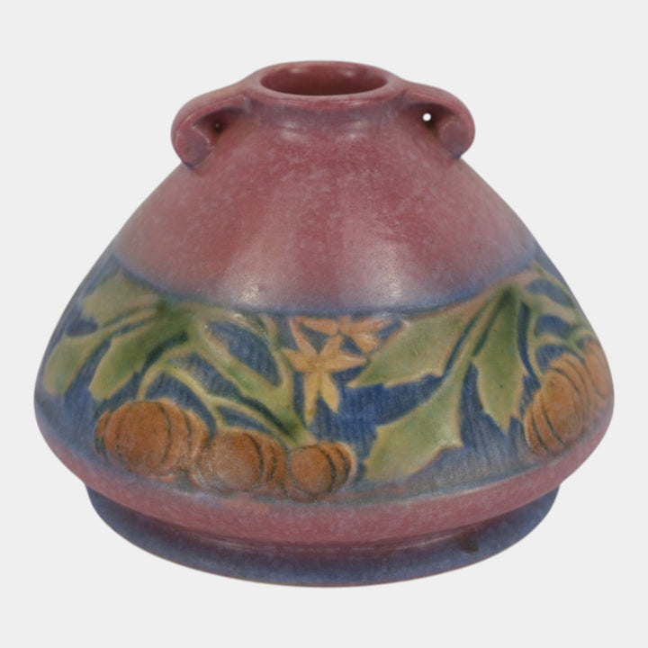 Roseville Baneda Pink 1932 Vintage Arts And Crafts Pottery Ceramic Vase 603-4