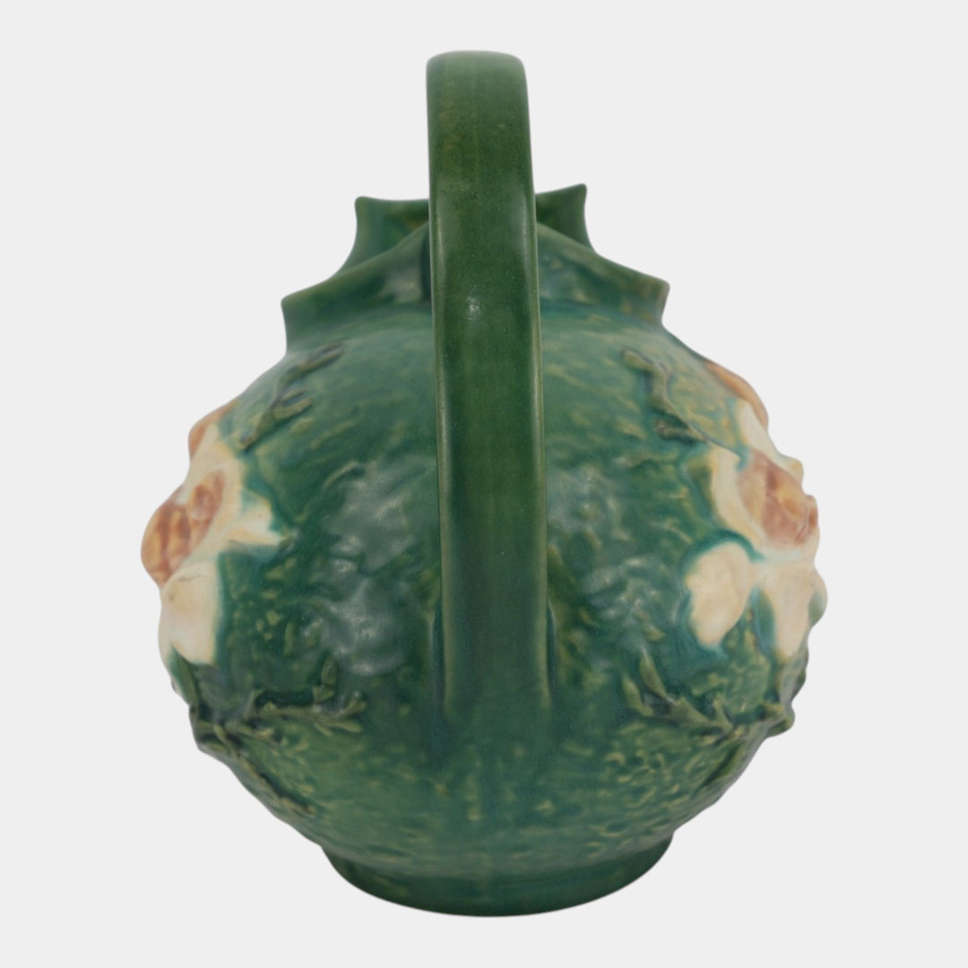 Roseville Magnolia Green 1943 Vintage Art Pottery Ceramic Cider Pitcher 1327
