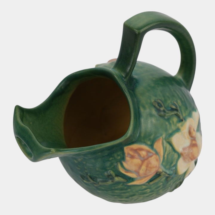 Roseville Magnolia Green 1943 Vintage Art Pottery Ceramic Cider Pitcher 1327