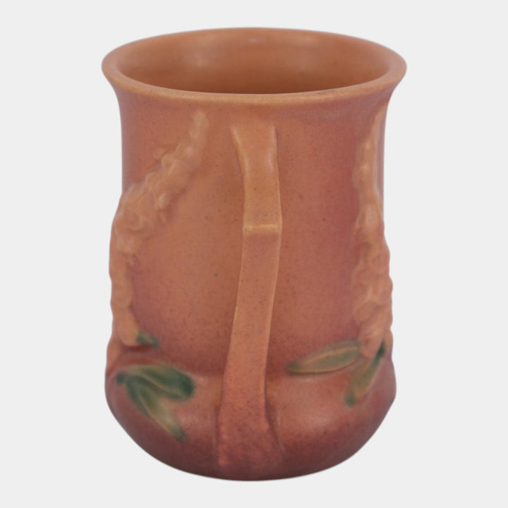 Roseville Foxglove Pink 1942 Mid Century Modern Pottery Ceramic Vase 42-4