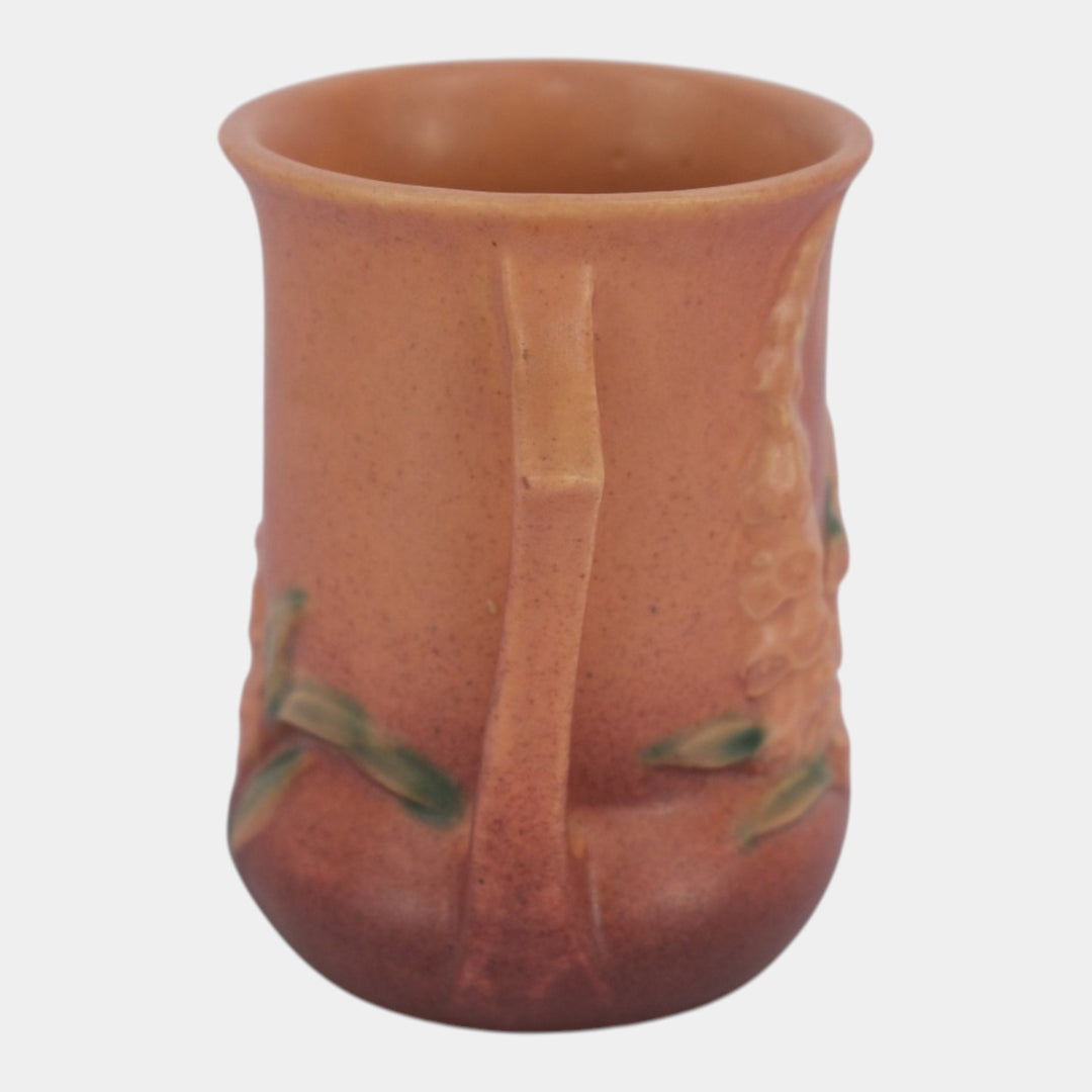 Roseville Foxglove Pink 1942 Mid Century Modern Pottery Ceramic Vase 42-4