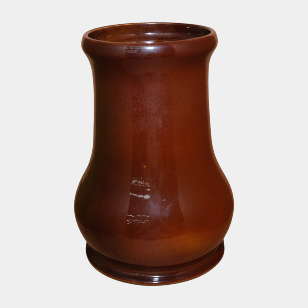 Radford Ruko Ohio 1900s Art Pottery Standard Glaze Floral Decorated Vase