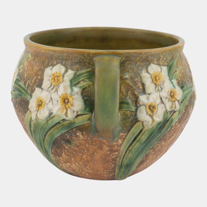 Roseville Jonquil 1931 Vintage Arts And Crafts Pottery Jardiniere Planter 621-9