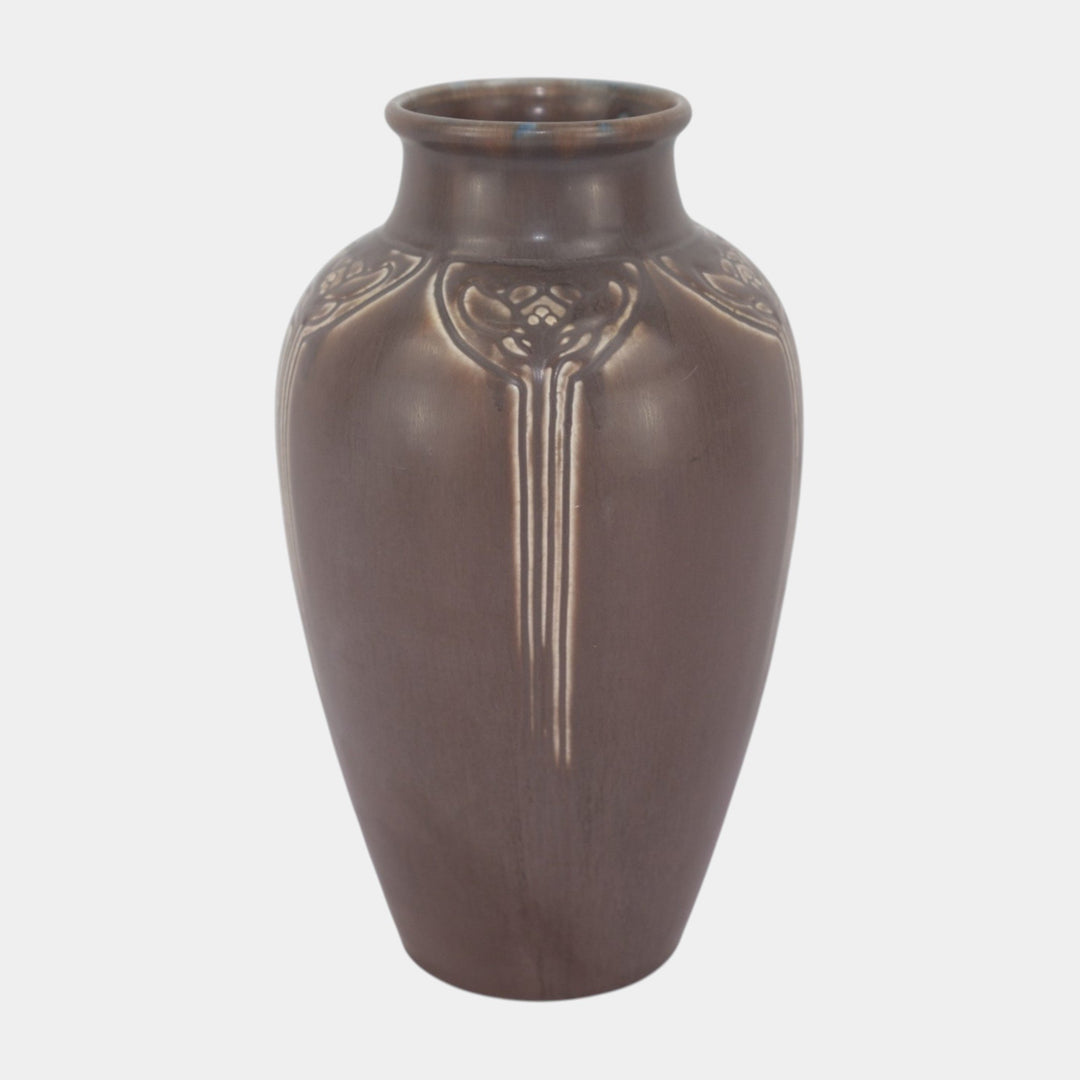 Rookwood Matte Purple 1919 Vintage Art Deco Pottery Ceramic Vase 2376