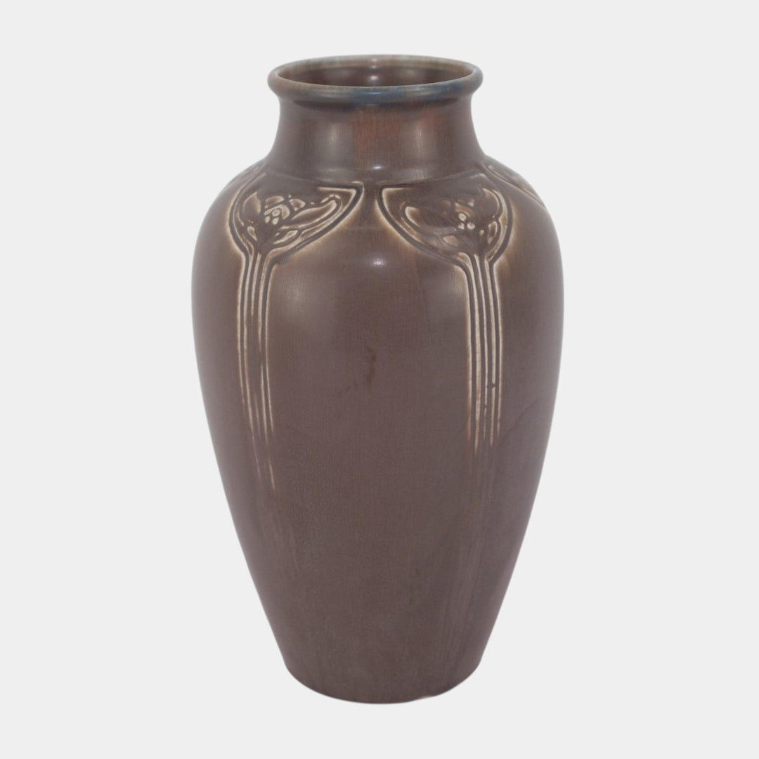 Rookwood Matte Purple 1919 Vintage Art Deco Pottery Ceramic Vase 2376