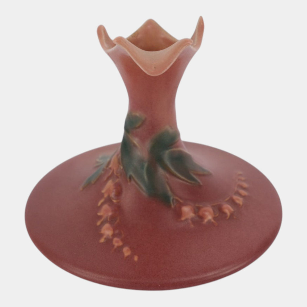 Roseville Bleeding Heart Pink 1940 Vintage Art Pottery Ceramic Ewer 963-6