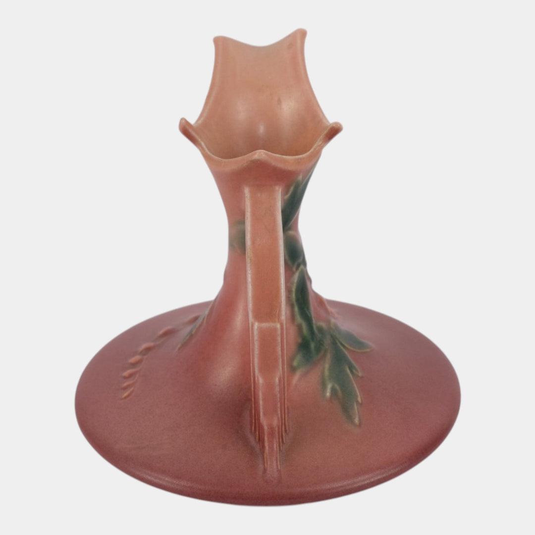Roseville Bleeding Heart Pink 1940 Vintage Art Pottery Ceramic Ewer 963-6