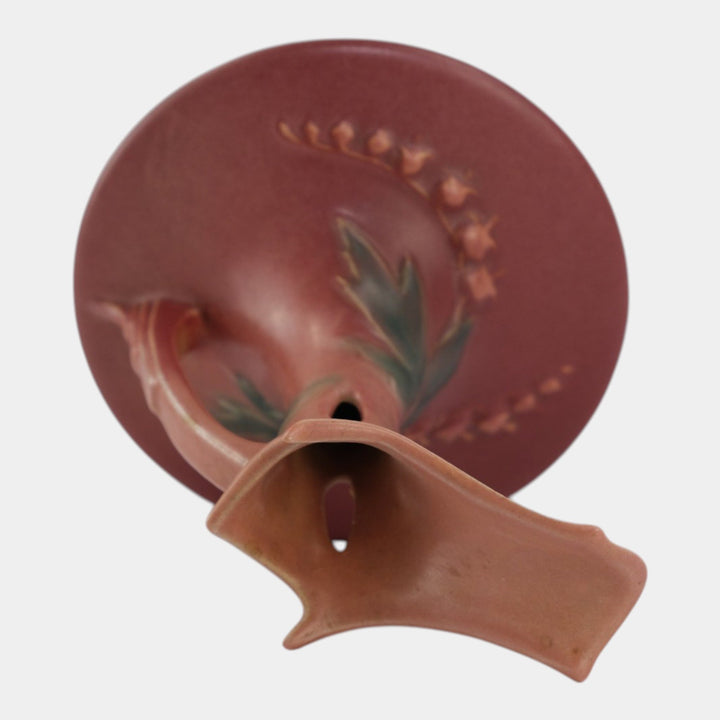 Roseville Bleeding Heart Pink 1940 Vintage Art Pottery Ceramic Ewer 963-6