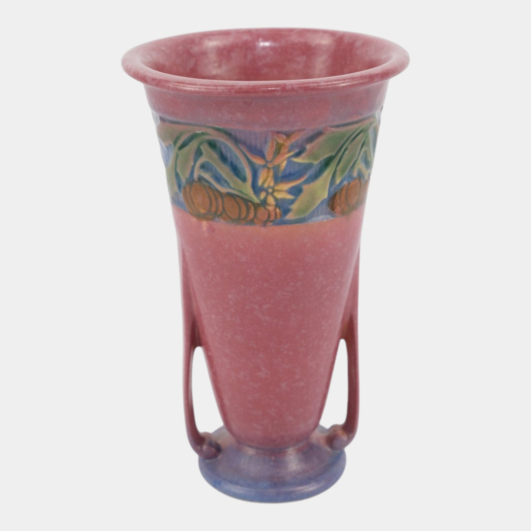 Roseville Baneda Pink 1932 Vintage Art Deco Pottery Ceramic Vase 604-7