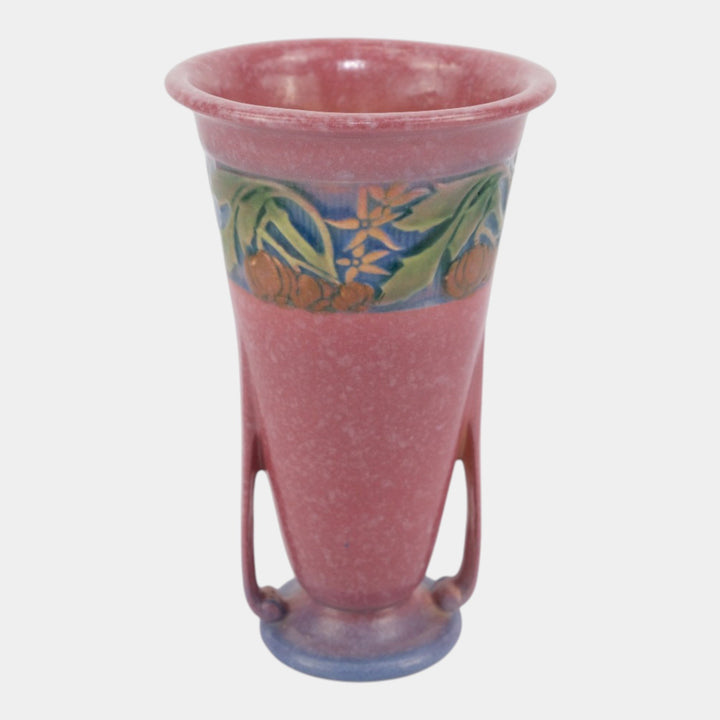 Roseville Baneda Pink 1932 Vintage Art Deco Pottery Ceramic Vase 604-7