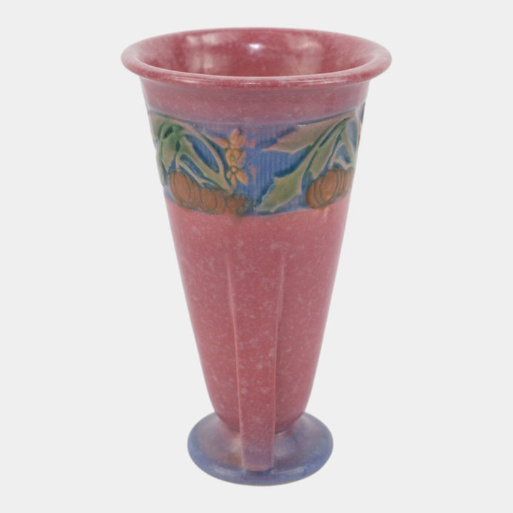 Roseville Baneda Pink 1932 Vintage Art Deco Pottery Ceramic Vase 604-7