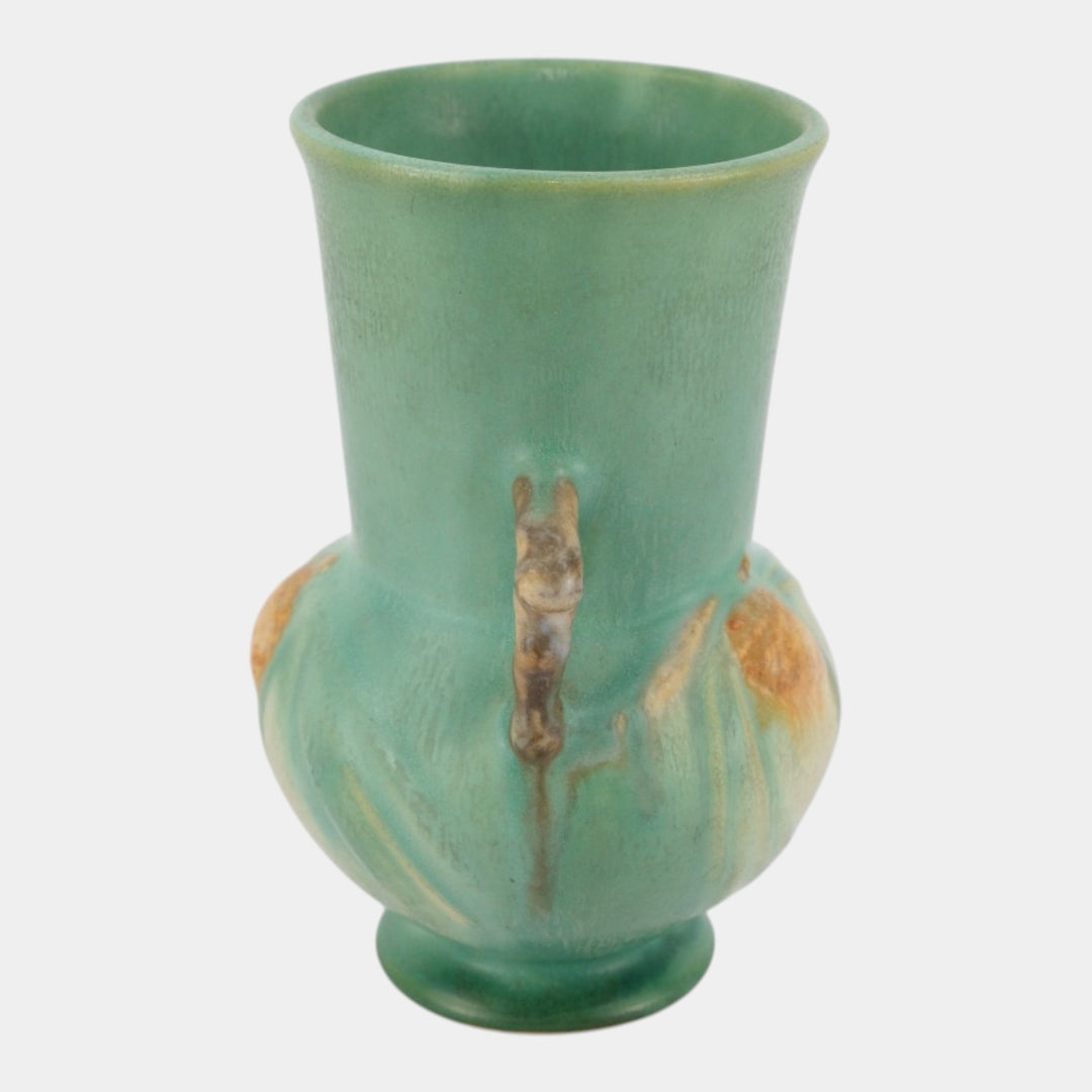 Roseville Pine Cone Green 1936 Vintage Art Pottery Ceramic Vase 839-6