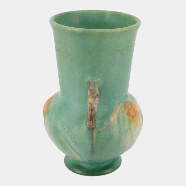 Roseville Pine Cone Green 1936 Vintage Art Pottery Ceramic Vase 839-6