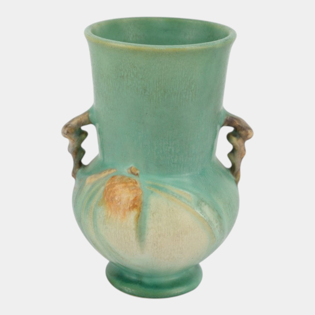 Roseville Pine Cone Green 1936 Vintage Art Pottery Ceramic Vase 839-6