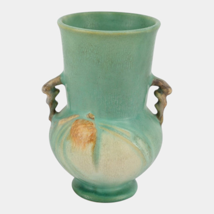 Roseville Pine Cone Green 1936 Vintage Art Pottery Ceramic Vase 839-6