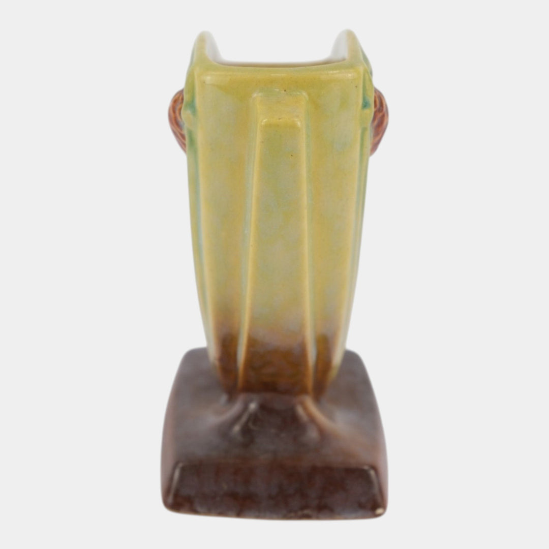 Roseville Wincraft Green 1948 Mid Century Modern Ceramic Pine Cone Vase 272-6