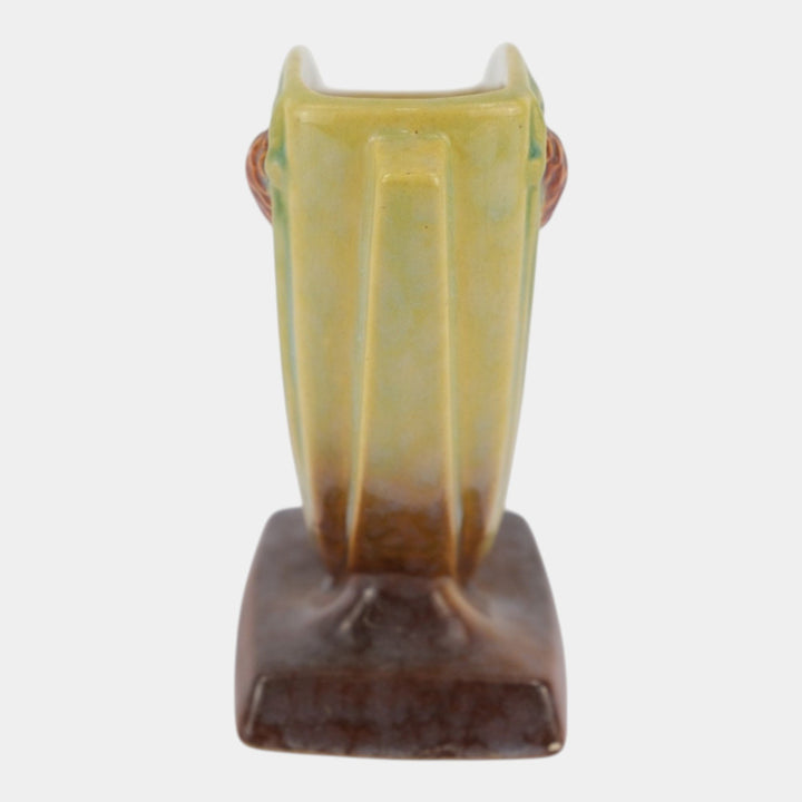Roseville Wincraft Green 1948 Mid Century Modern Ceramic Pine Cone Vase 272-6