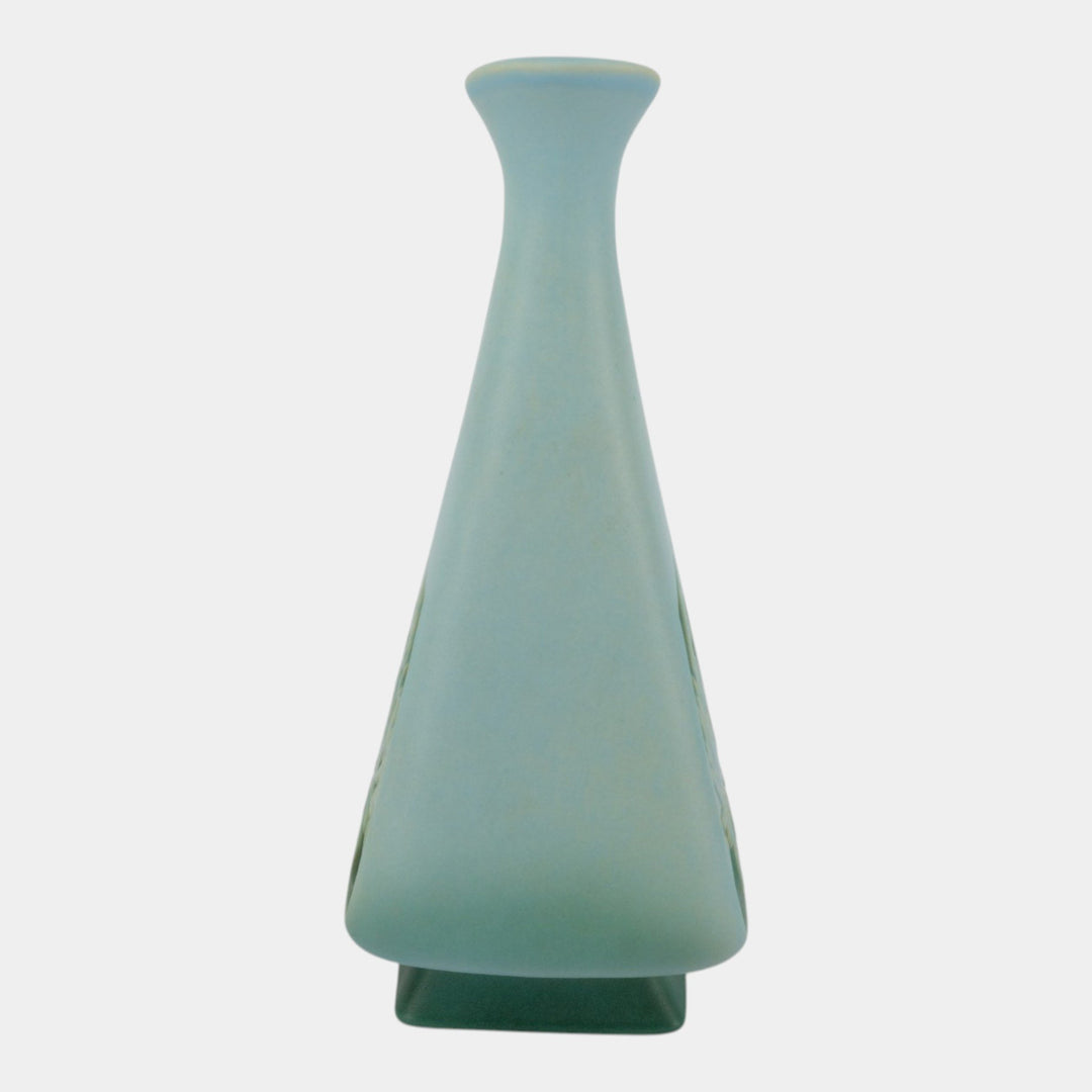 Roseville Silhouette Blue 1950 Vintage Art Deco Pottery Ceramic Ewer 717-10